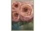 32X42 Blushing Blooms With Champagne Frame - Signature