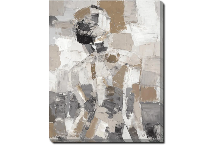 40X50 Tonal Abstract I With Gallery Wrap Canvas - 360