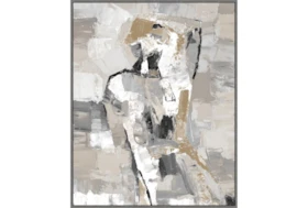 42X52 Tonal Abstract II With Grey Frame