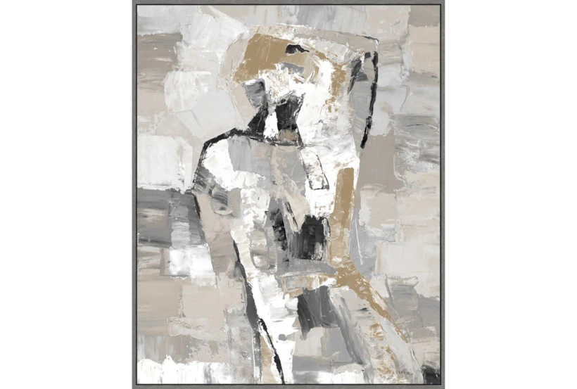 42X52 Tonal Abstract II With Grey Frame - 360