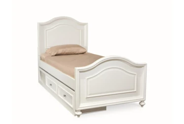 Madsie Twin Panel Bed With Storage Drawer