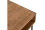 Popar + Iron Base Corner Desk  - Detail