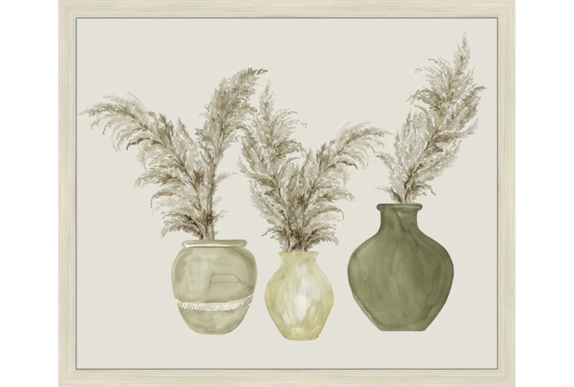26X22 Pampas In Green Pots With Birch Frame - 360