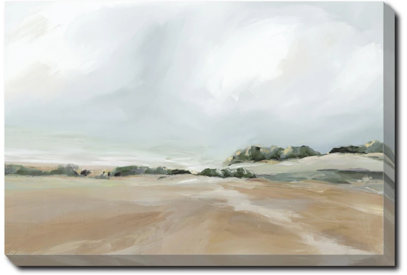 54X36 Peaceful Coast I With Gallery Wrap Canvas - 360