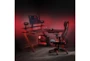 Hub Carbon/Matte Red Gaming Corner Desk With Usb & Bluetooth Controlled Led Lights - Room