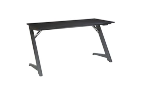 Binary Carbon/Matte Black 54" Gaming Desk With Usb & Bluetooth Controlled Led Lights