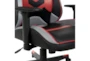 Bravo Gaming Chair With Red Accents & Adjustable Height Pivoting Armrests - Detail