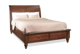 Cami Queen Sleigh Bed With Storage