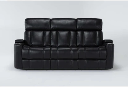 Eastwood Midnight 86" Power Reclining Sofa with Speakers & USB | Living Spaces
