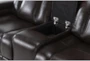 Eastwood Espresso 75" Power Reclining Console Loveseat With Power Headrest - Detail