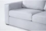 Araceli Dove 140" 4 Piece Sectional With Right Arm Facing Chaise  - Detail