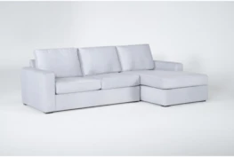 Araceli Dove 107" 2 Piece Sectional With Right Arm Facing Chaise