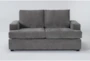 Bonaterra Charcoal 97" 4 Piece Sofa/Loveseat/Chair/Ottoman Set - Signature