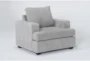 Bonaterra Dove Grey Arm Chair - Side