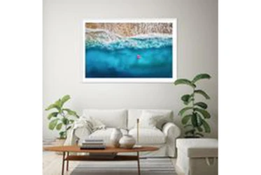 40X30 Float With White Frame