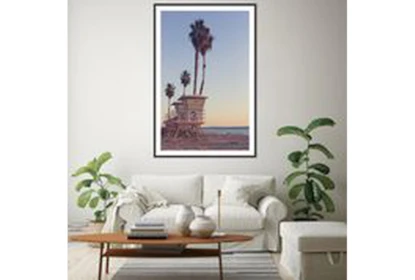 30X40 California Life Guard Stations With Black Frame
