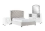 Mariah 4 Piece California King Velvet Upholstered Bedroom Set With Wade Dresser, Mirror + Nightstand - Signature