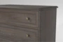 Mariah Queen Velvet Upholstered 3 Piece Bedroom Set With Candice Ii Chest Of Drawers + 3-Drawer Nightstand - Detail