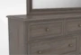 Mariah Queen Velvet Upholstered 4 Piece Bedroom Set With Candice Ii Dresser, Mirror + 3-Drawer Nightstand - Detail