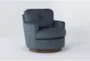 Liv Swivel Barrel Arm Chair - Side