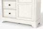 Sophia II 5 Piece King Upholstered Panel Bedroom Set With Kincaid Dresser, Mirror, Wardrobe + 2-Drawer Nightstand - Detail
