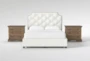 Sophia II 3 Piece California King Upholstered Storage Bedroom Set With 2 Chapman 3-Drawer Nightstands - Signature