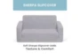 Ari Grey Flip Out Sherpa Sofa - Detail