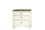 Raelyn White 30" 3-Drawer Nightstand With USB - Signature