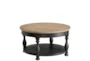 Whitaker Round Coffee Table With Storage - Signature