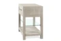 Lucia Grey 29" 1-Drawer Nightstand With USB - Side