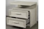 Lucia Grey 29" 2-Drawer Nightstand With USB - Detail
