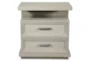 Lucia Grey 29" 2-Drawer Nightstand With USB - Front