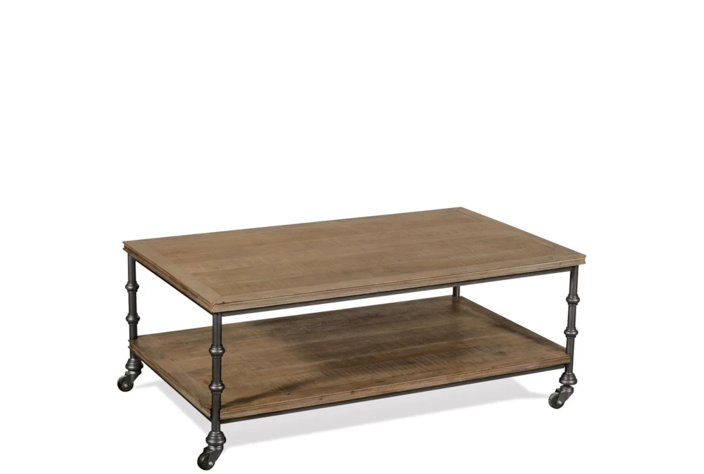 Radcliffe Storage Coffee Table With Wheels