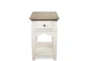Kira Two-Tone Chairside Table - Front