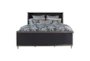 Lilith Grey California King Upholstered Panel Bed - Signature