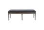 Lilith Grey Upholstered Bench - Signature