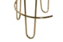17X31 Gold Iron Bar Stool - Detail