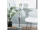 14X36 Silver Ceramic Pedestal Table - Room