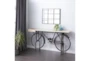 Black Metal Bicycle Console Table - Room
