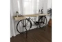 Black Metal Bicycle Console Table - Room