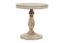 28X30 Brown Wood Accent Table - Back