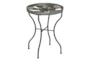 17X24 Silver Iron Accent Table - Signature