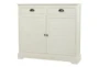 40X36 Cream Wood Cabinet With 2 Doors + 2 Drawers - Signature