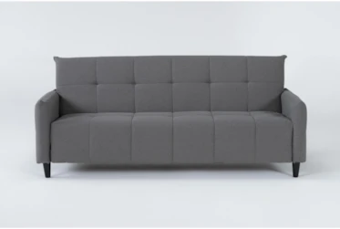 Novara 79" Grey Convertible Sofa