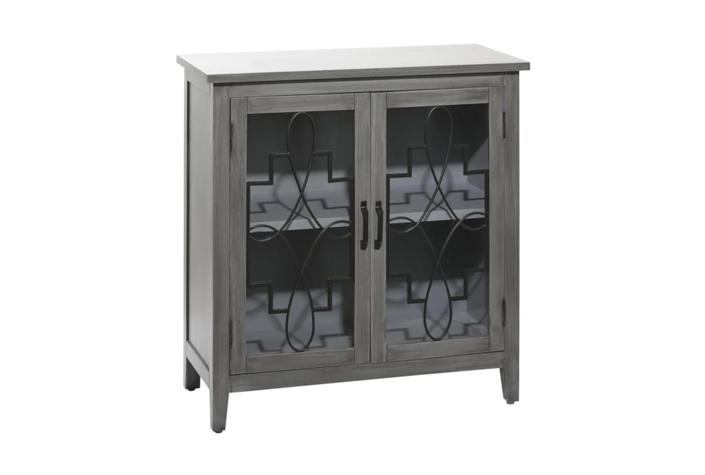 Grey Wood Cabinet