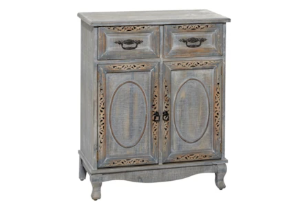 Grey Wood Cabinet