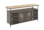 Grey 56" Industrial Buffet - Front