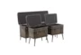 Brown Iron Storage Bench Set Of 3 - Material