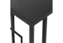 11X26 Black Metal Accent Table - Detail