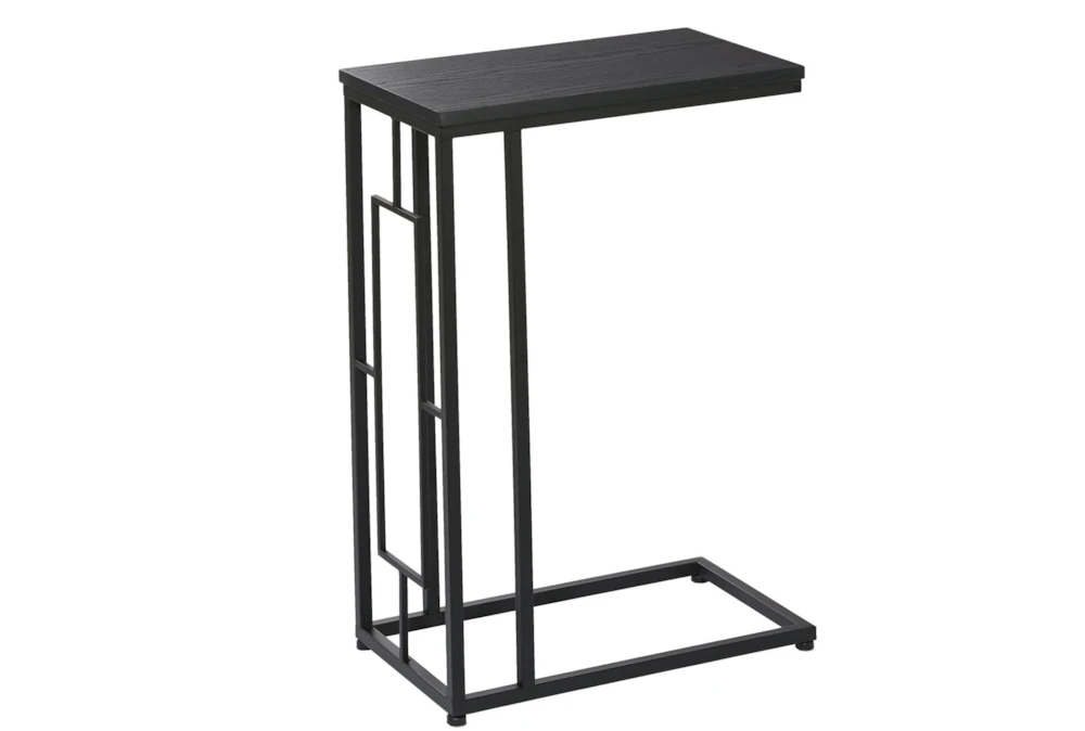 11X26 Black Metal Accent Table